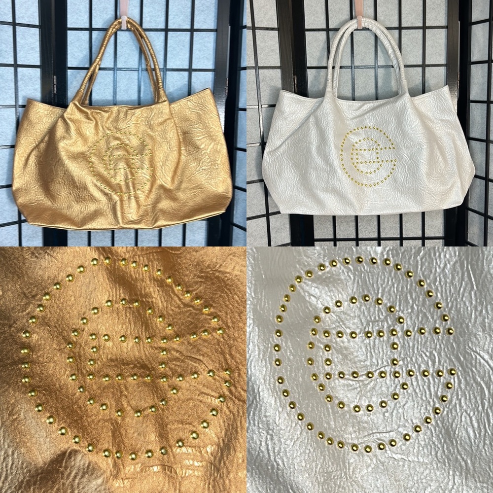 Vintage Elizabeth Grant Tote/Bag/Purse - Comes in White or Gold NWOT
